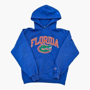 Champion University of Florida UF Gators Hoodie Men Medium Blue College Pullover